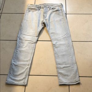 Levi 513 light grey light wash